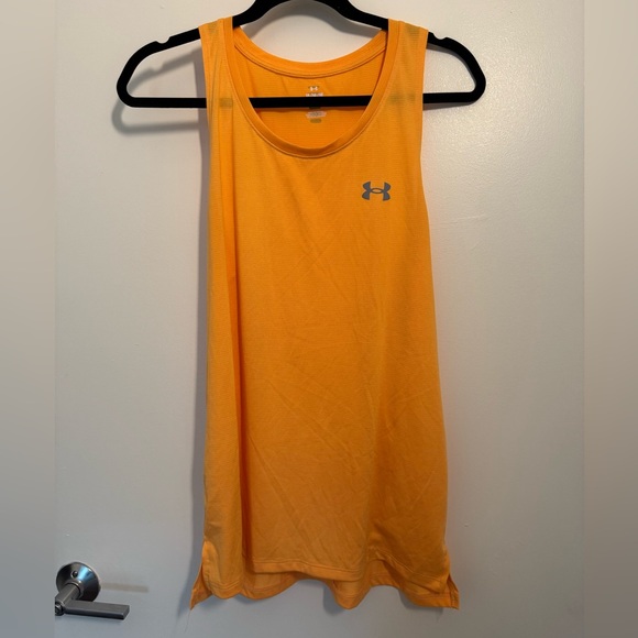 Under Armour Bright Orange Athletic Top - Picture 1 of 3